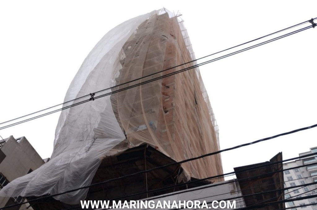 foto de Trabalhador sobrevive após cair do 18º andar de um prédio em construção em Maringá