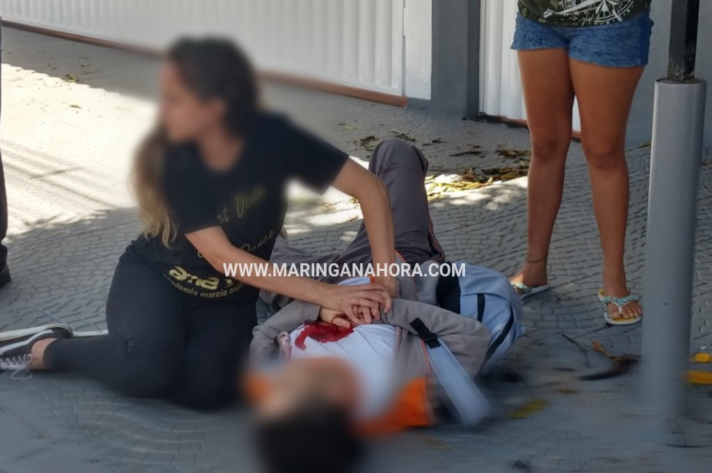 foto de Revoltante; mesmo sem reagir estudante de 17 anos, leva facada no peito durante assalto em Maringá