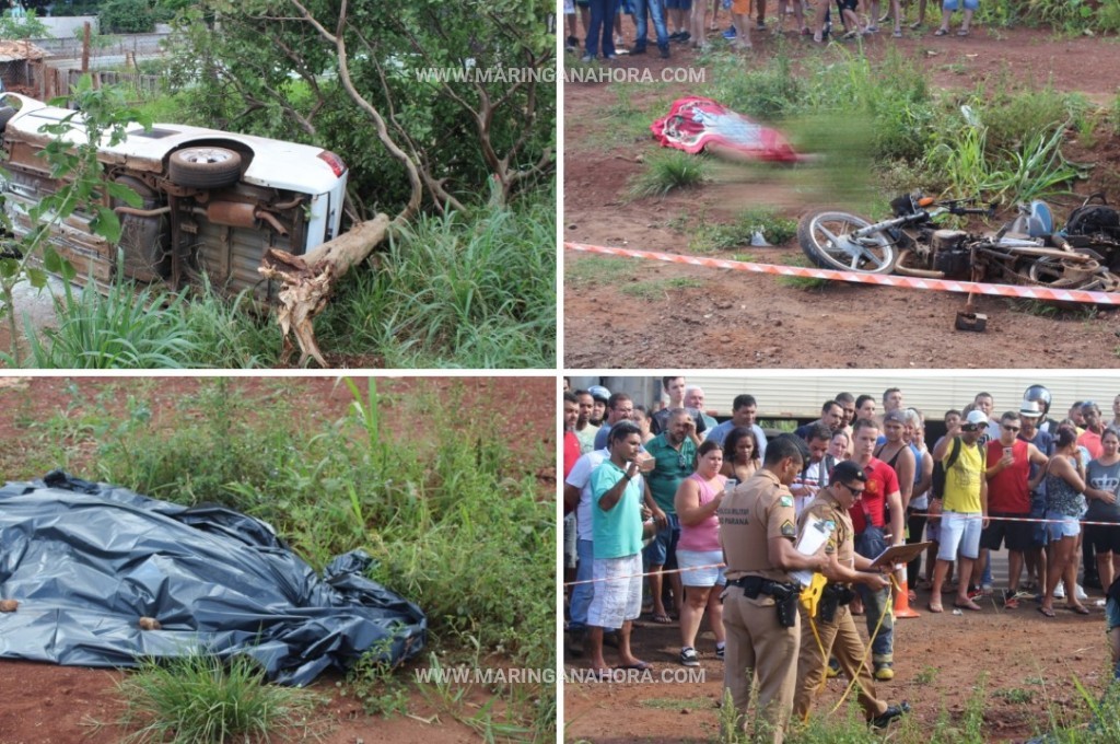 foto de Dois motociclistas morrem após um gravíssimo acidente em Maringá