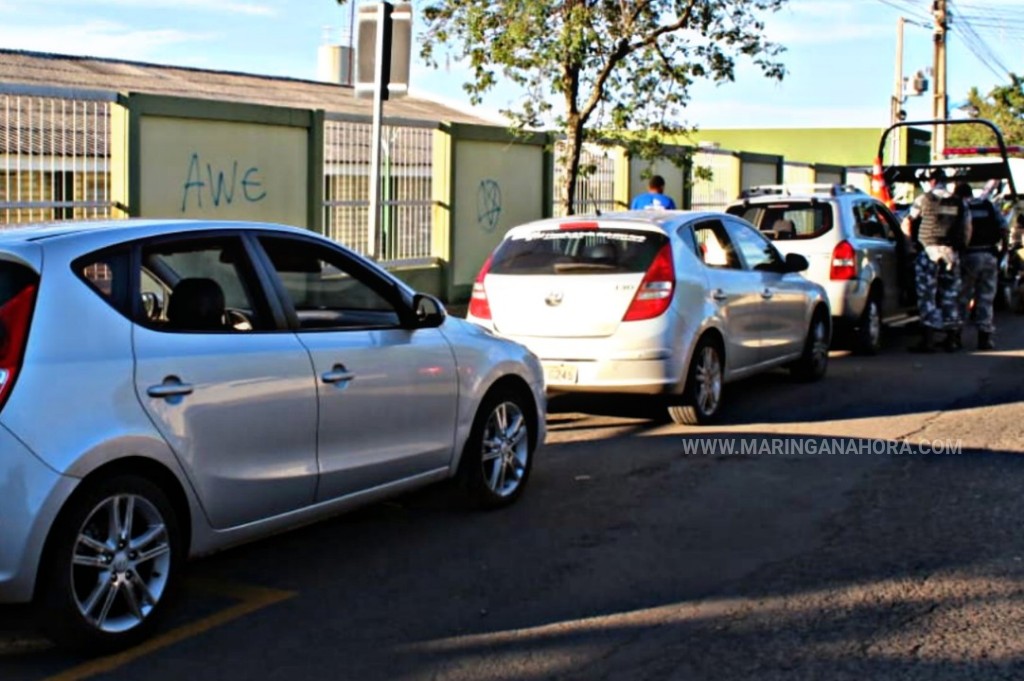 foto de Polícia Militar prende suspeitos de integrar quadrilha especializada em roubar carros da marca Hyundai em Maringá, quatro veículos foram recuperados