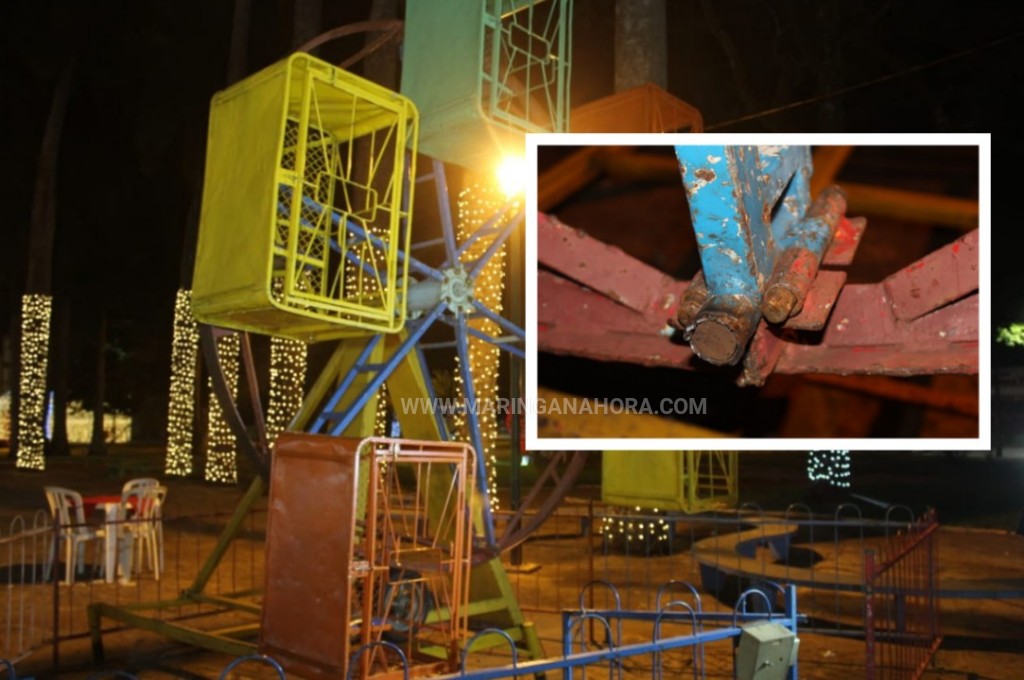 foto de Prefeitura de Maringá emite nota de esclarecimento sobre o acidente com mini roda gigante; o brinquedo tinha laudos de aprovação do Corpo de Bombeiros e do CREA