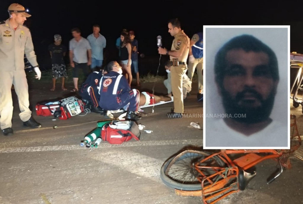 foto de Identificado o ciclista que morreu ontem na rodovia em Paiçandu