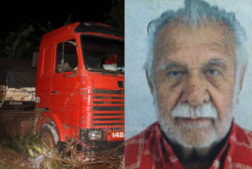 foto de Motorista de 80 anos morre esmagado pelo próprio caminhão na PR-323 em DR Camargo