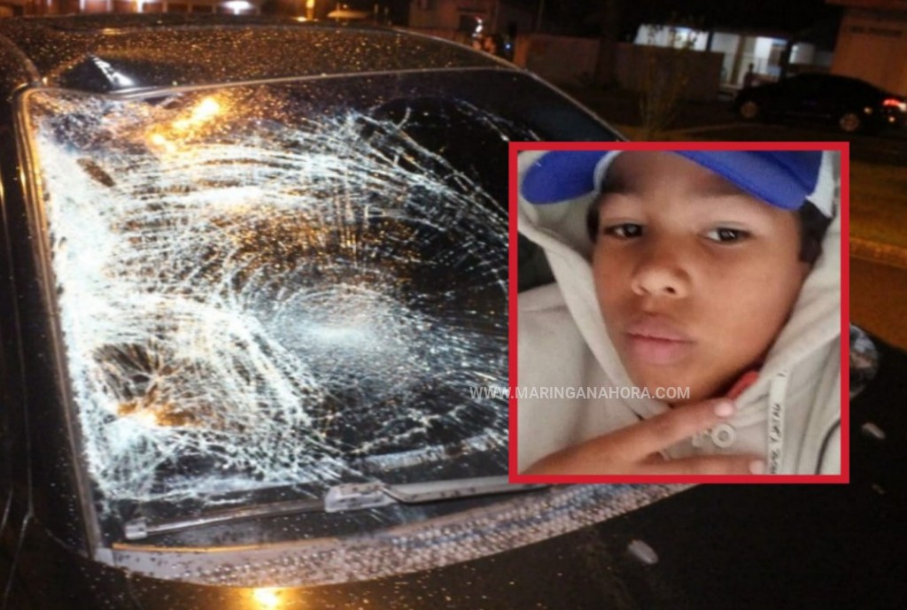 foto de Criança de 11 anos, atropelada na véspera de Natal em Maringá, morre no hospital