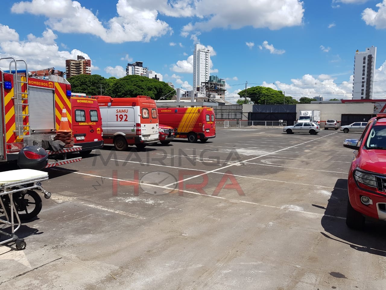 foto de Excesso de peso teria causado acidente com elevador na loja Havan em Maringá, diz bombeiros