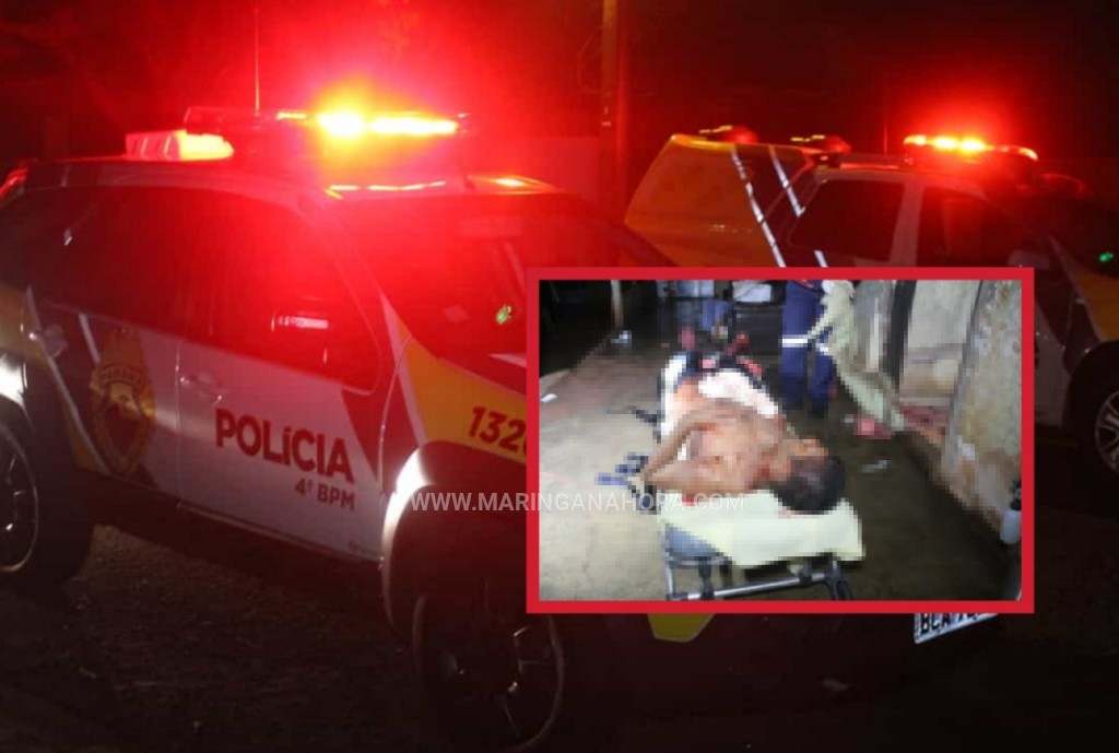 foto de Homem é socorrido em estado grave, após ser esfaqueado pelo próprio irmão em Maringá