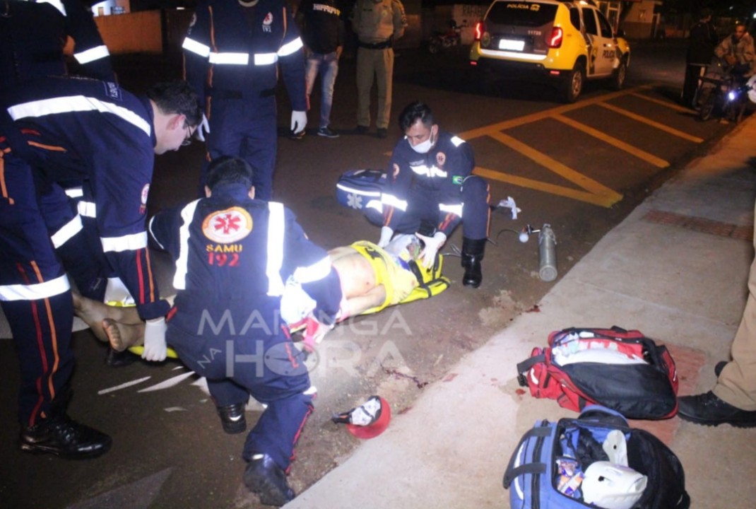 foto de Homem é socorrido em estado grave após ser atingido por disparo de arma de fogo em Marialva