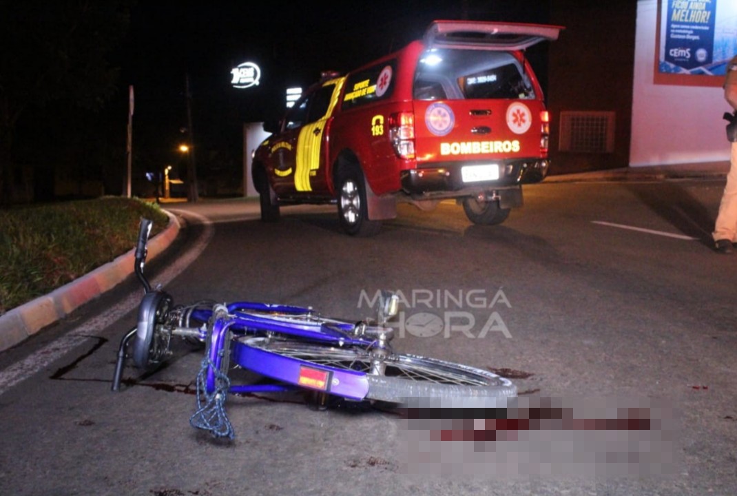 foto de Polícia investiga acidente envolvendo ciclista em Maringá