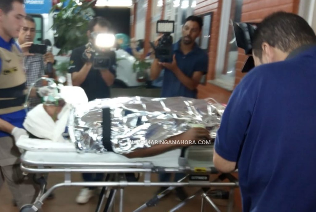 foto de Homem fica em estado grave ao ser baleado na cabeça em Mandaguaçu