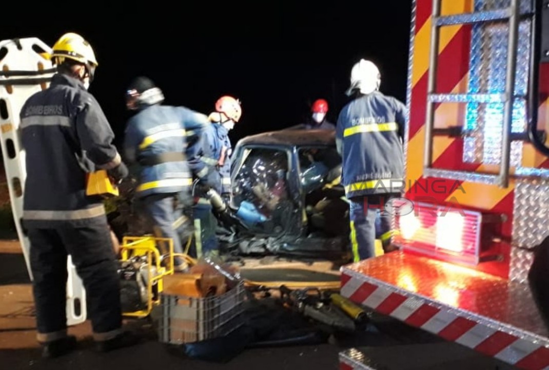 foto de Colisão frontal na PR-323 entre Paiçandu e o Distrito de Água Boa