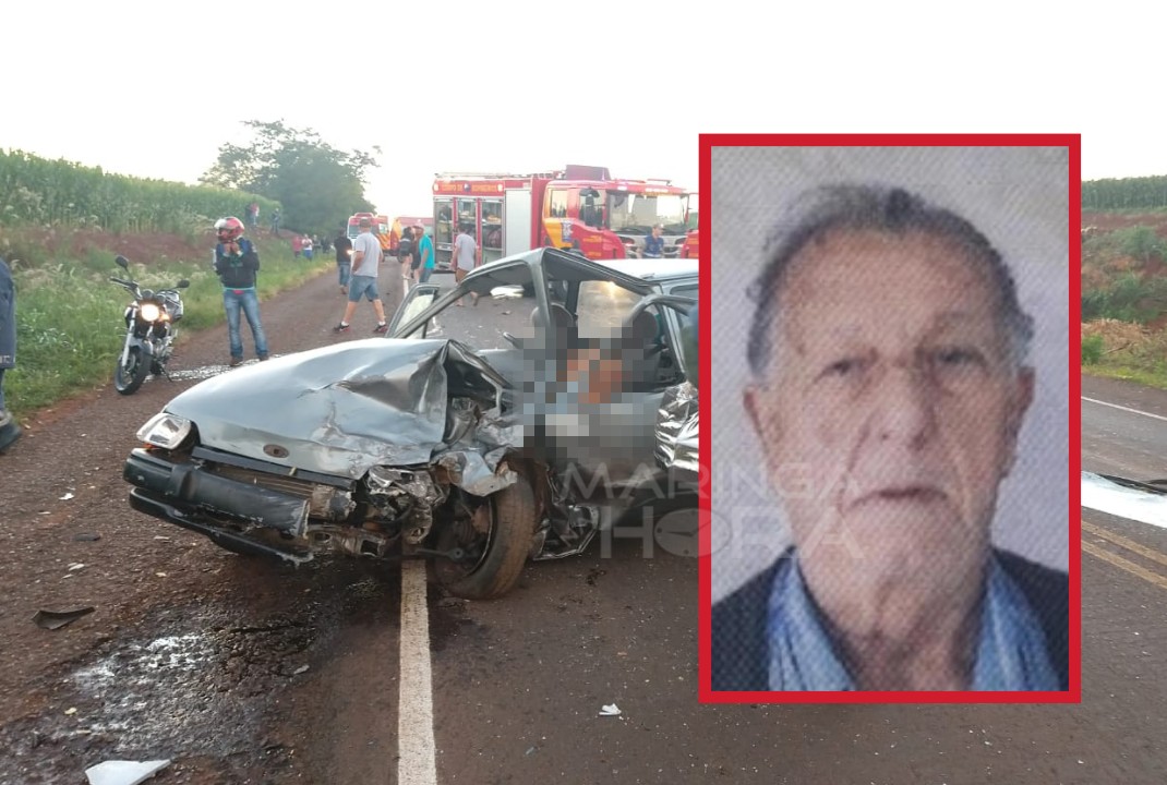 foto de Feriado violento na rodovia PR-323, um idoso morreu e três pessoas ficaram feridas após grave acidente entre Água Boa e Doutor Camargo