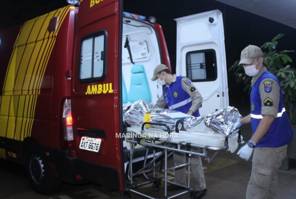 foto de Homem sofre tentativa de homicídio e é atingido por golpes de faca em Maringá