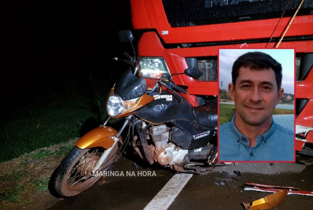 foto de Morre passageiro de motocicleta e piloto fica ferido após moto ser atingida por carreta em Marialva 