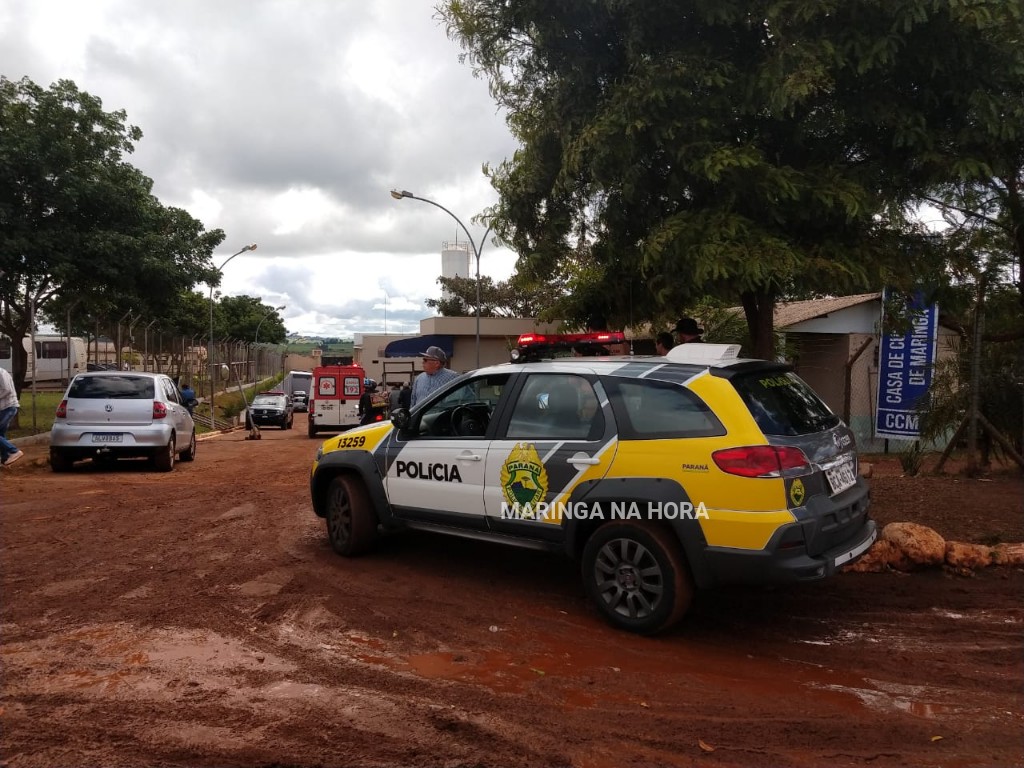 foto de Mulher de 62 anos é atropelada na entrada da Casa de Custódia que fica na divisa dos municípios de Paiçandu e Maringá