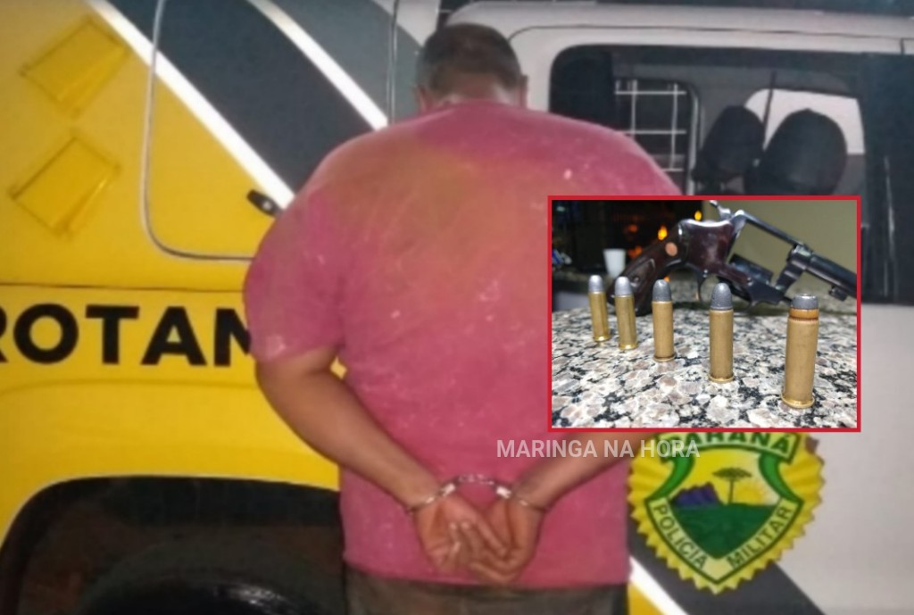 foto de Rotam prende homem por porte ilegal de arma de fogo, em Sarandi