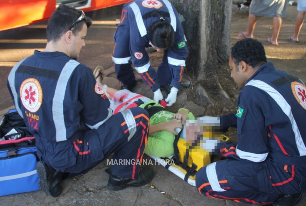 foto de Criança de oito anos é atropelada por moto em Paiçandu