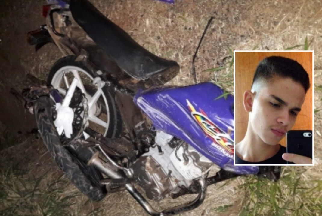 foto de Adolescente morre após bater moto de frente com carro entre Nova Esperança e Uniflor