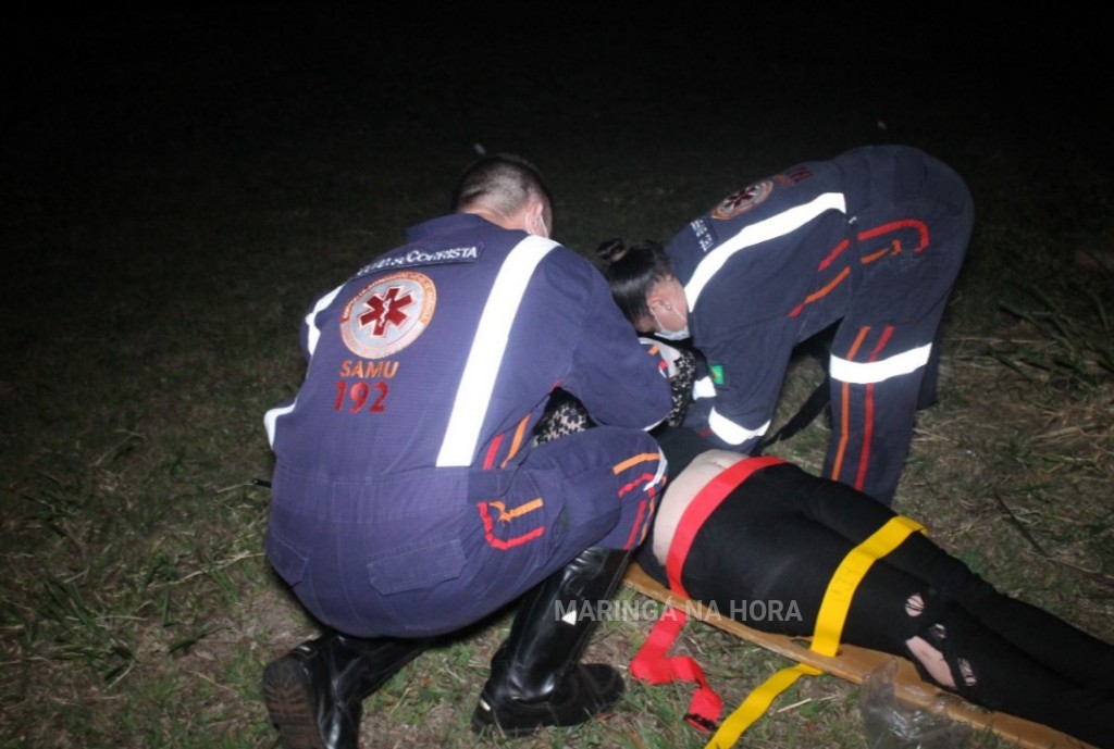 foto de Cachorro na marginal provoca queda de motociclista entre Paiçandu e Maringá