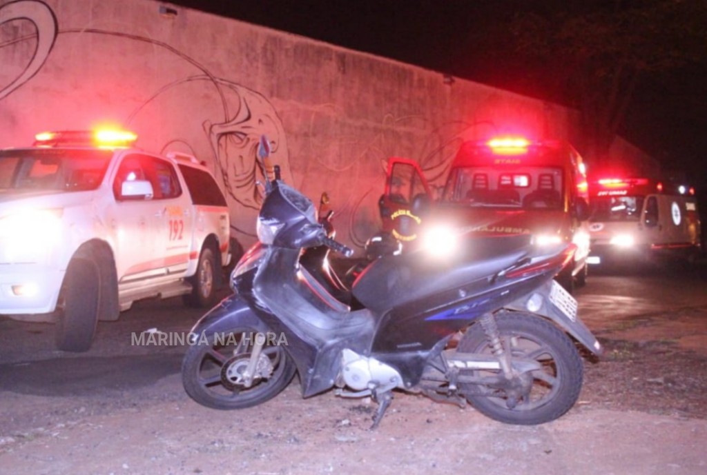 foto de Casal de namorados fica ferido após ser atropelado por moto em Sarandi