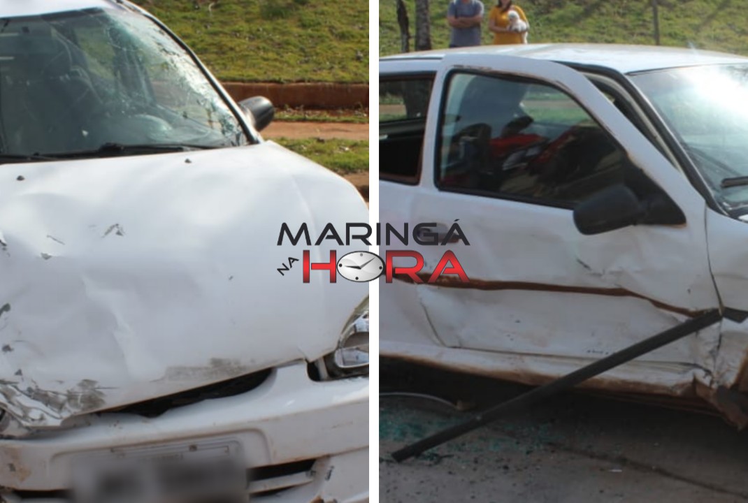 foto de Seis pessoas ficam feridas em acidente entre dois carros em Maringá