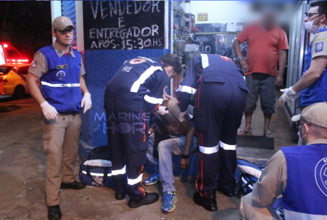 foto de Homem é esfaqueado pela ex-mulher e pedala por 2 km para buscar ajuda em Maringá