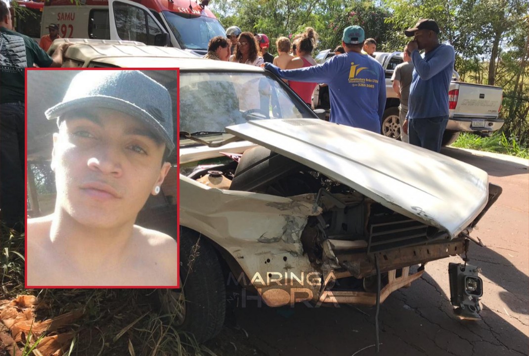 foto de Jovem de 18 anos morre e primo fica gravemente ferido após acidente em Maringá