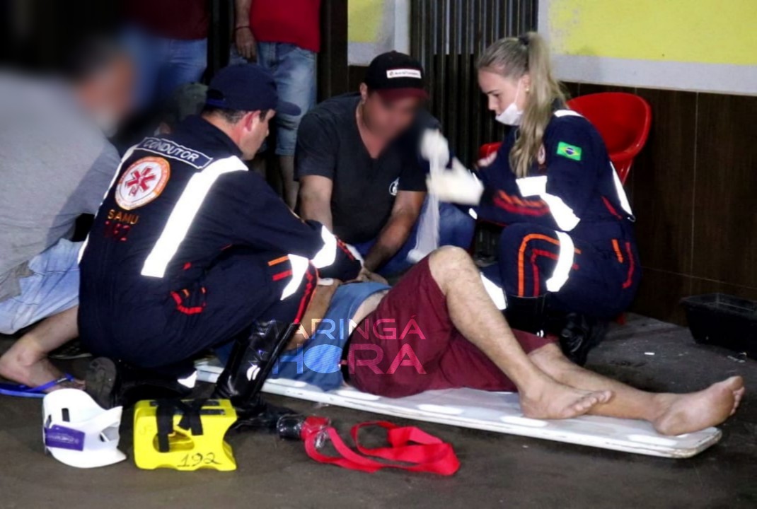 foto de Atentado a tiros - Três pessoas baleadas em lanchonete em Campo Mourão