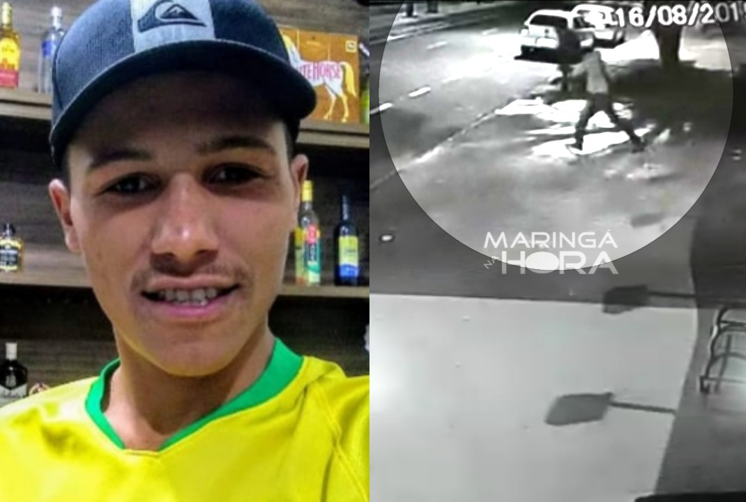 foto de Imagens mostram momento em que jovem é morto com tiro na cabeça em Maringá