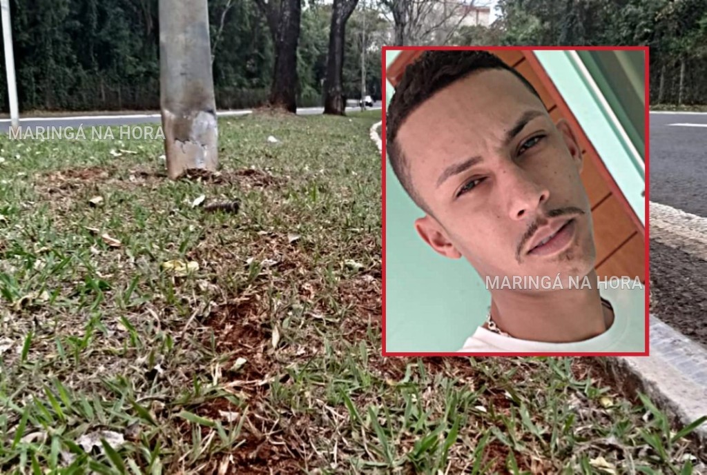 foto de Motociclista morre após ser fechado e arremessado contra poste em Maringá