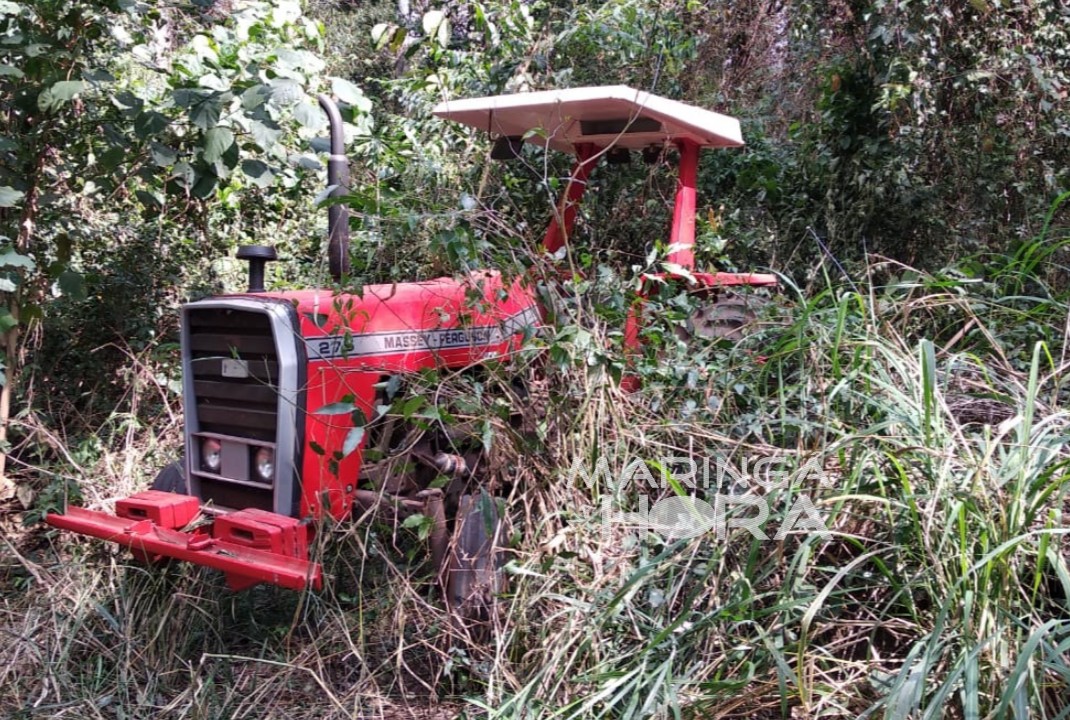 foto de PC de Mandaguaçu recupera trator roubado 