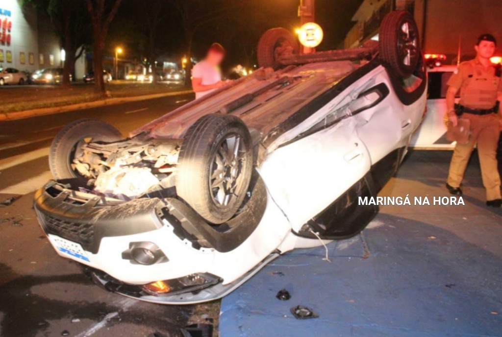 foto de A caminho do hospital idoso sofre acidente em Maringá