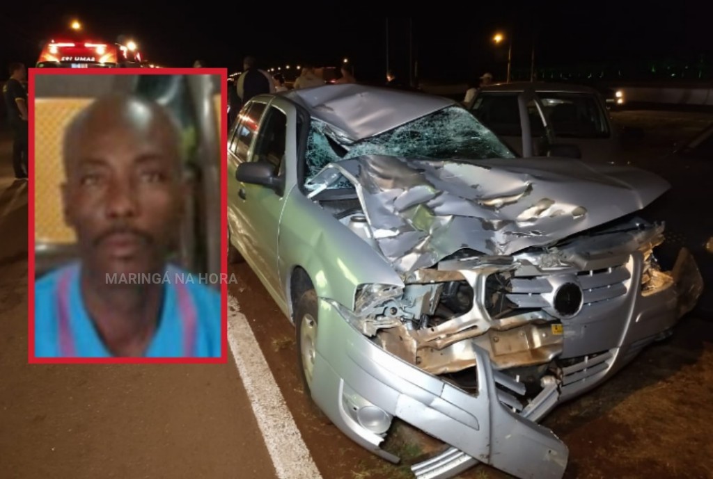 foto de Ciclista Haitiano morre após violenta colisão frontal com veículo na marginal da rodovia entre Paiçandu e Maringá