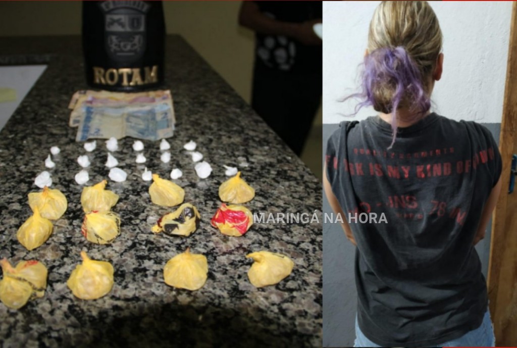 foto de Mulher é presa por suspeita de tráfico de droga em Sarandi