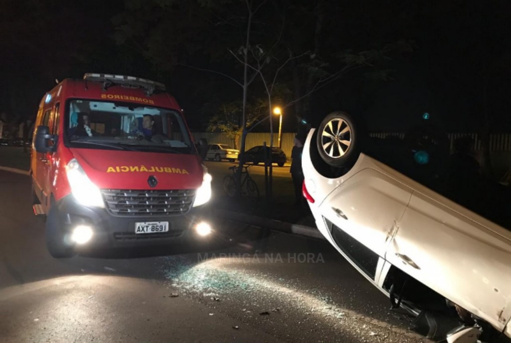 foto de Capotamento na Vila Operária em Maringá 