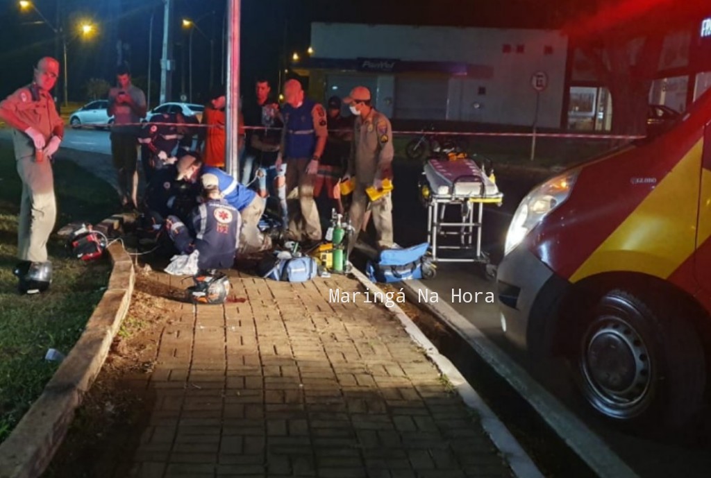 foto de Lamentável - Motociclista perde a vida no trânsito Maringaense