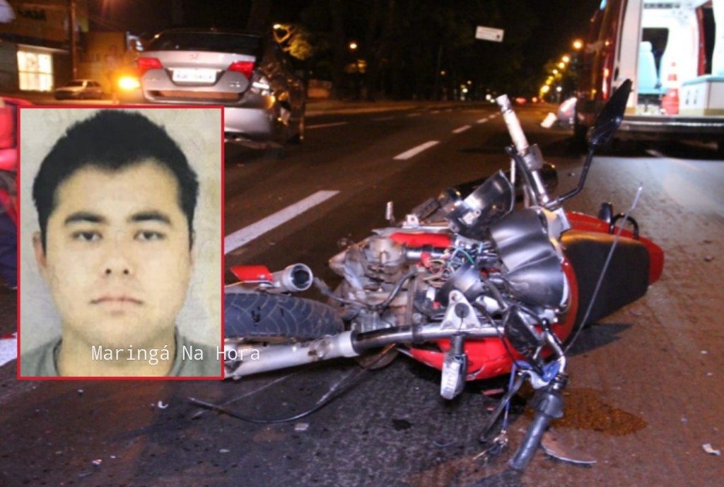 foto de Acidente entre carro e moto deixa motociclista em estado grave em Maringá