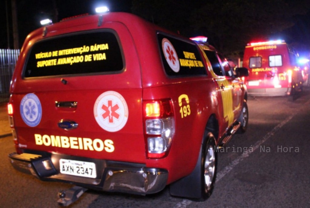 foto de Velocímetro de moto trava em 120 km/h após acidente de trânsito em Maringá