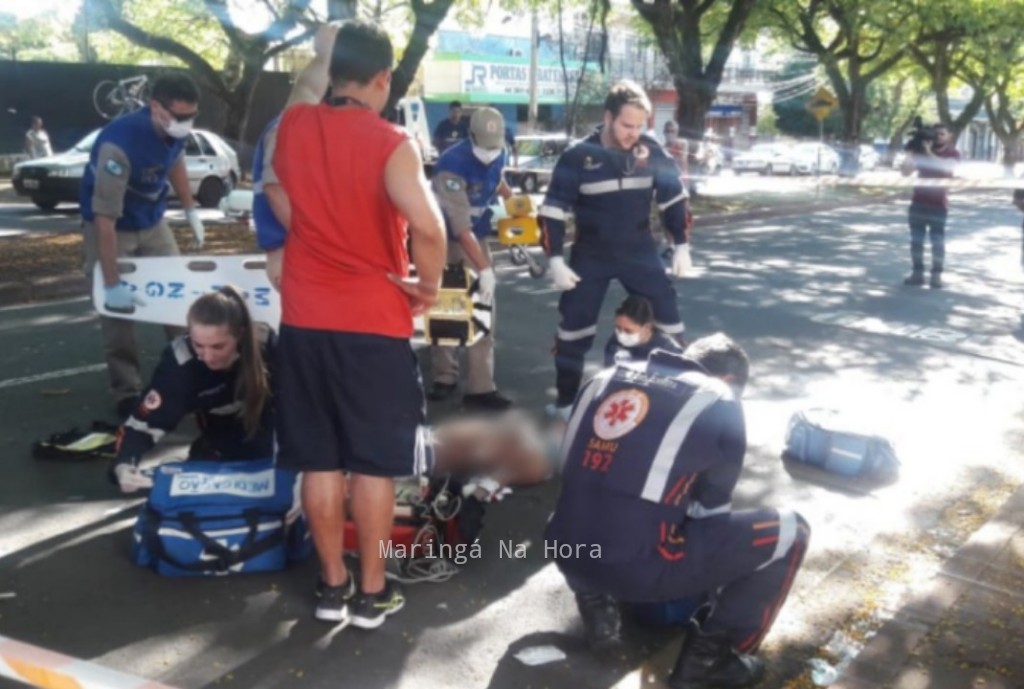 foto de Mulher sofre parada cardiorrespiratória após ser atropelada em Maringá