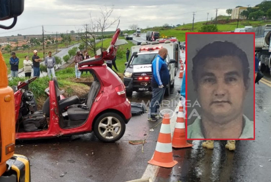 foto de Colisão frontal na BR-376 em Jandaia do Sul, matou motorista que estava a caminho do trabalho