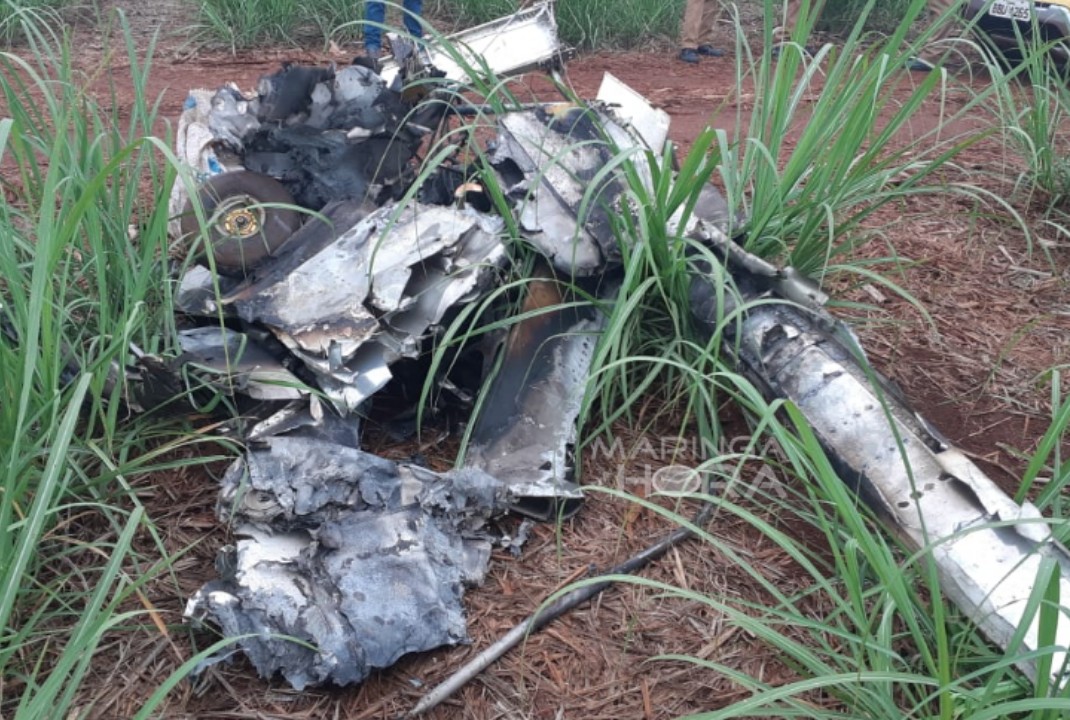 foto de Aeronave de pequeno porte foi encontrada queimada no Distrito de Iguatemi