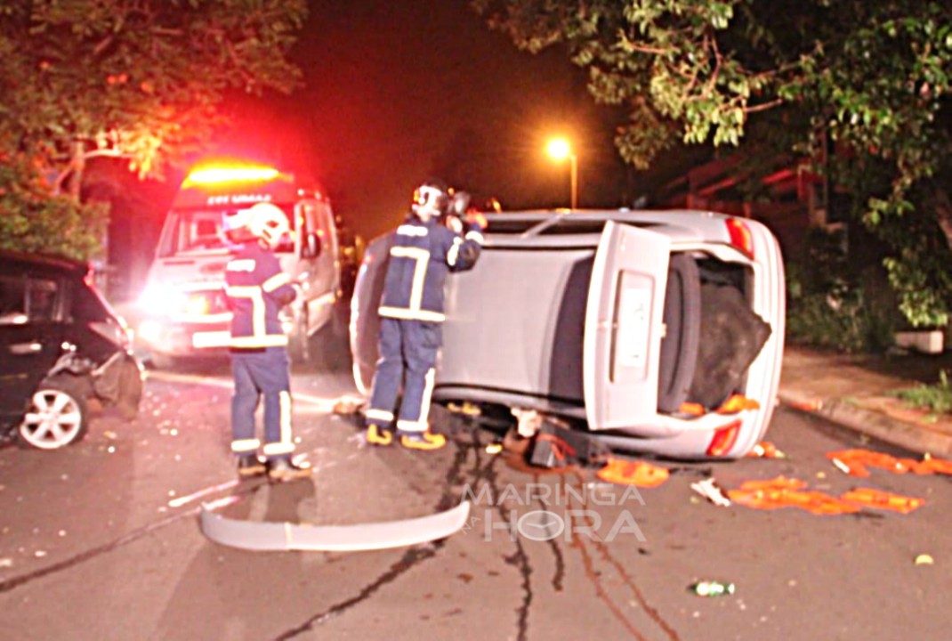 foto de Motorista sofre ferimentos graves ao ser ejetado de veículo em Maringá