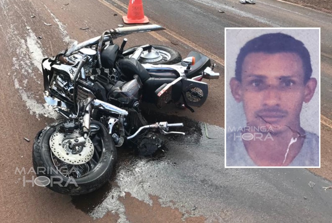 foto de Colisão frontal mata motociclista na PR-323 entre Paiçandu e Água Boa