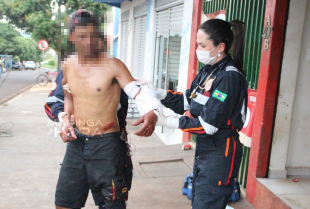 foto de Após ser chamado de corno, homem vai tirar satisfação e é esfaqueado em Maringá 