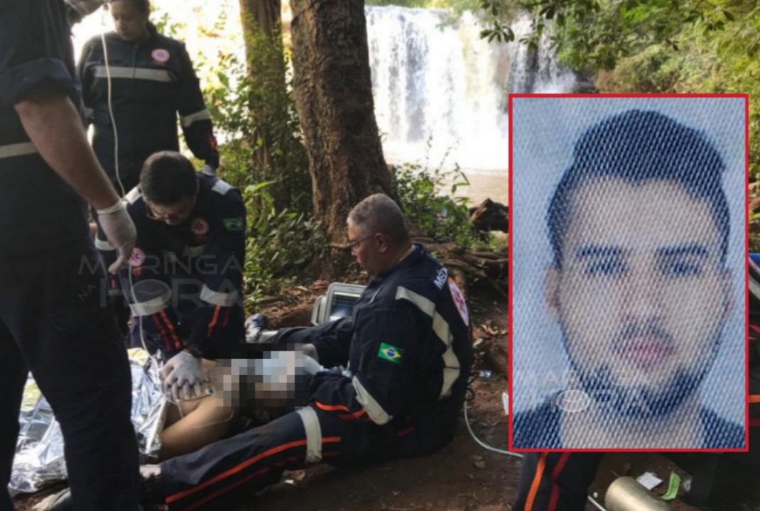 foto de Jovem morre afogado em cachoeira na região de Maringá