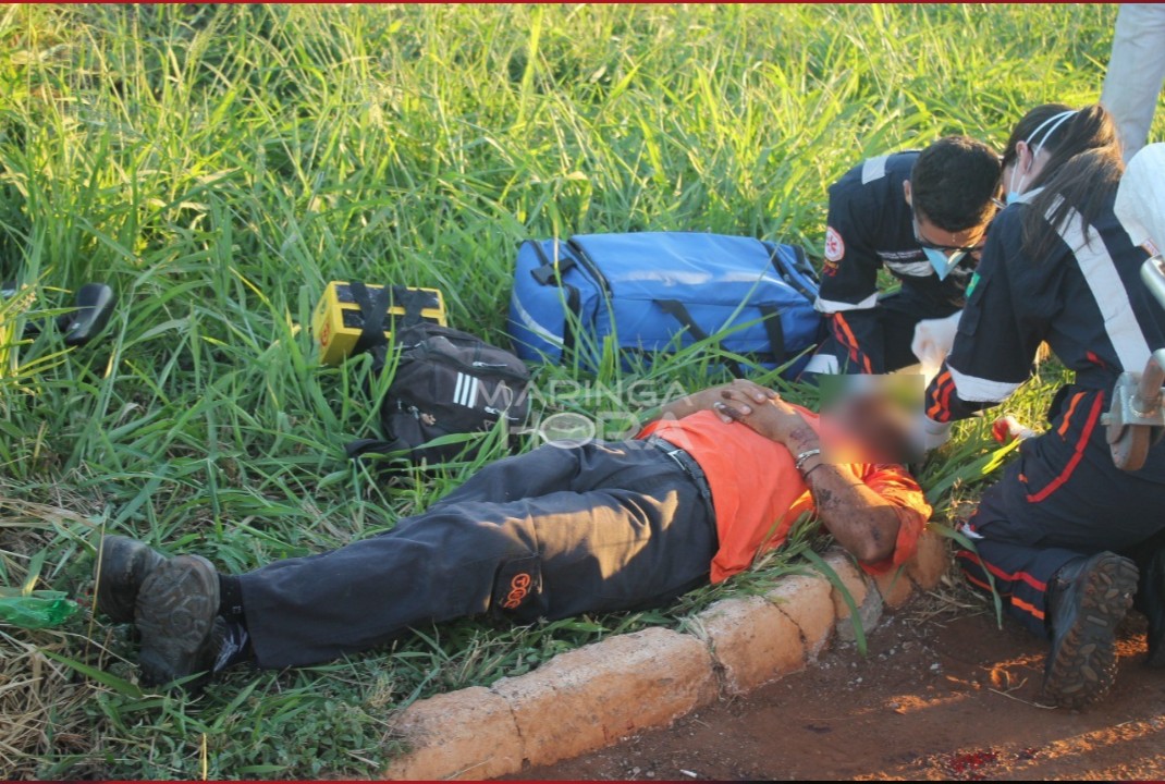 foto de Ciclista sofre ferimentos graves em acidente na PR-323