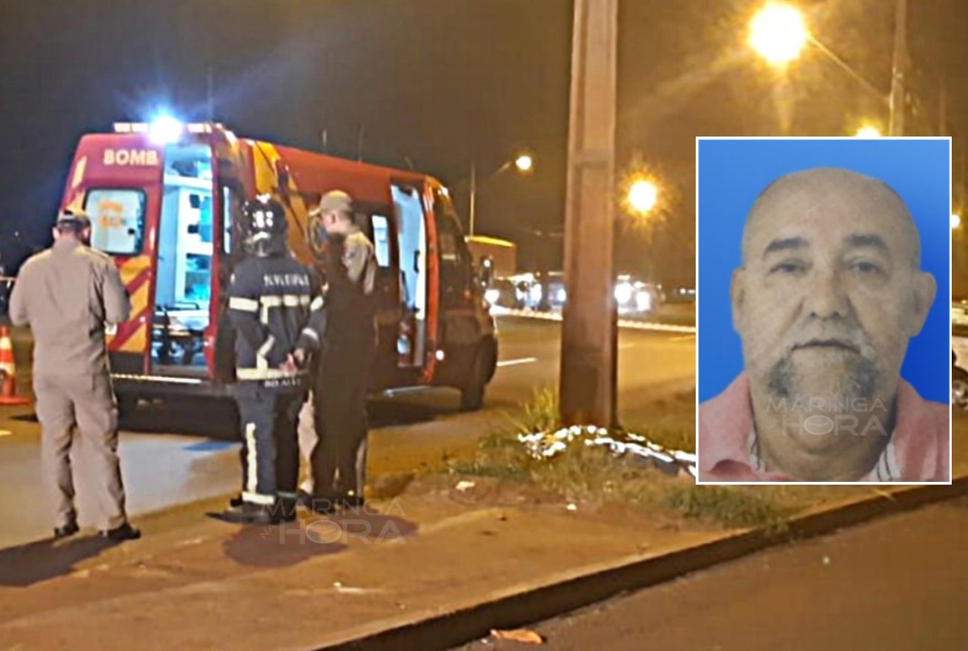 foto de Maringá; homem morre após bater motocicleta em poste na Avenida Morangueira