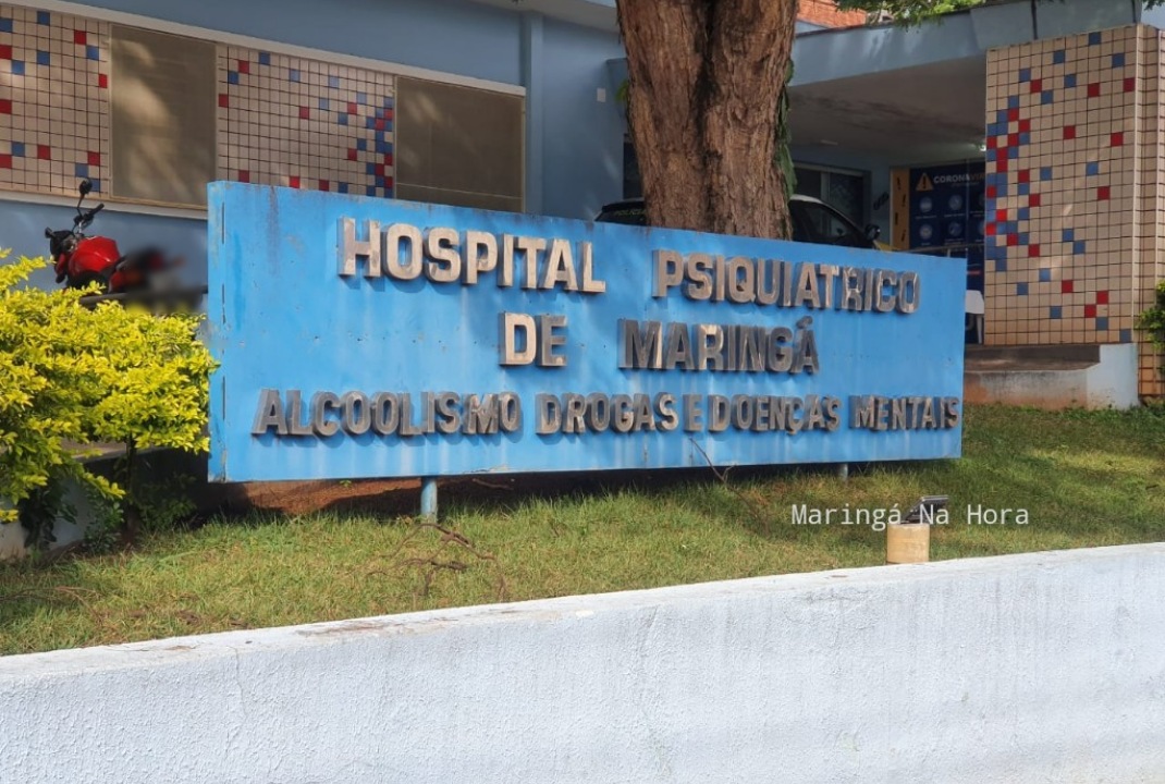 foto de Interno do Hospital Psiquiátrico de Maringá, tem pescoço cortado por objeto cortante