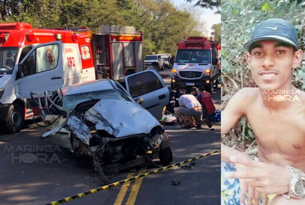 foto de Morre no hospital uma das vítimas do acidente da colisão frontal da PR-323