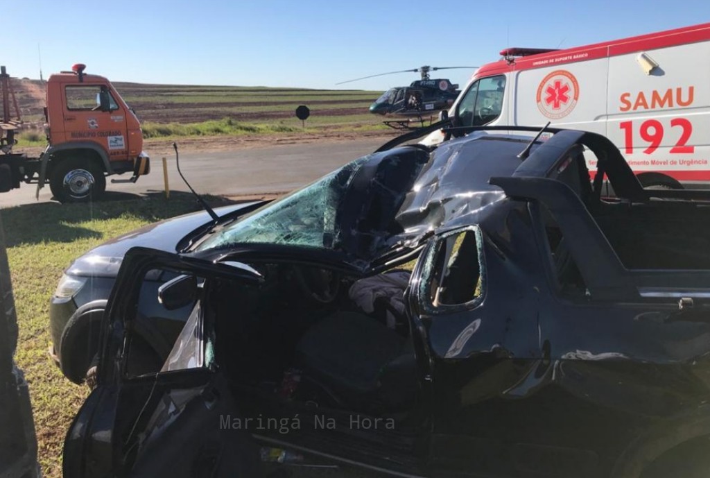 foto de Criança é transportada de helicóptero após sofrer um grave traumatismo craniano em acidente 