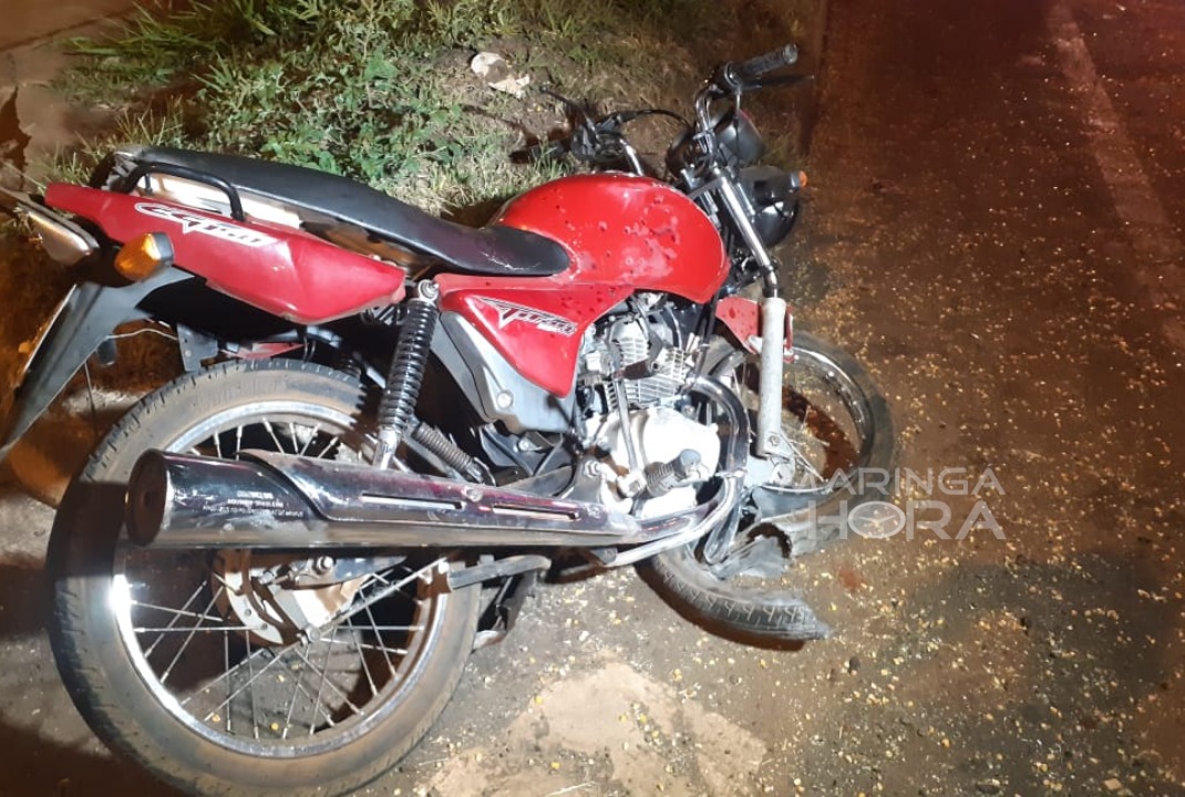 foto de Morador de Mandaguaçu sofre acidente de moto na BR-376